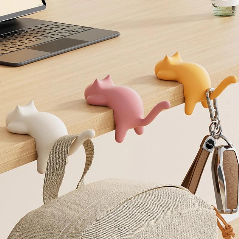 Office Furniture Brands - Cute Portable Cat Bag Hook Hanger