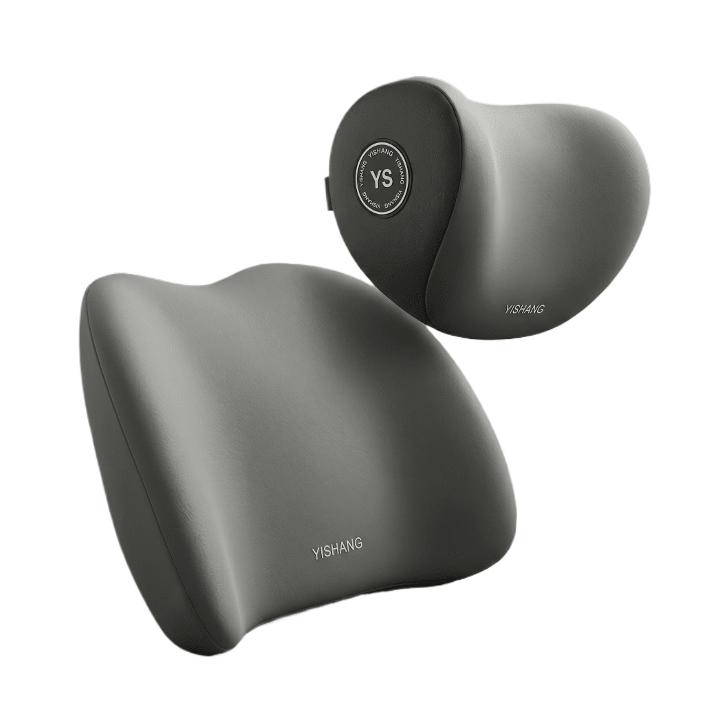 Office Chair Cushion - Car Headrest & Lumbar Support Cushion