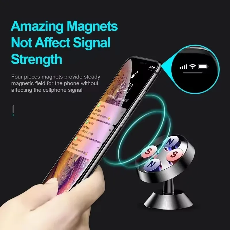 Magnetic Car Phone Holder Magn - Mobile Pedestal Cabinet ulasan dan harga