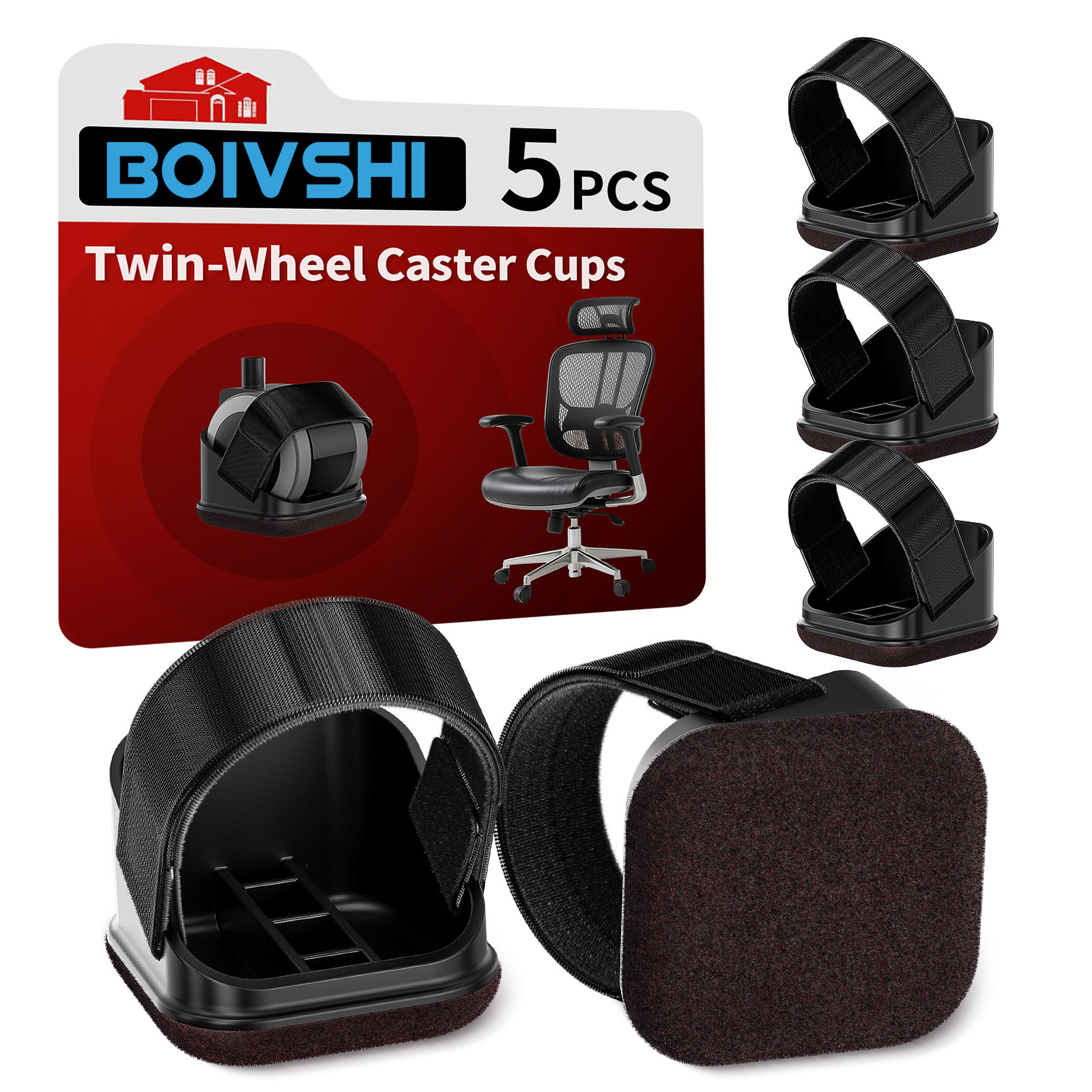 5PCS Chair Leg Protectors Offi - Office Furniture Brands ulasan dan harga