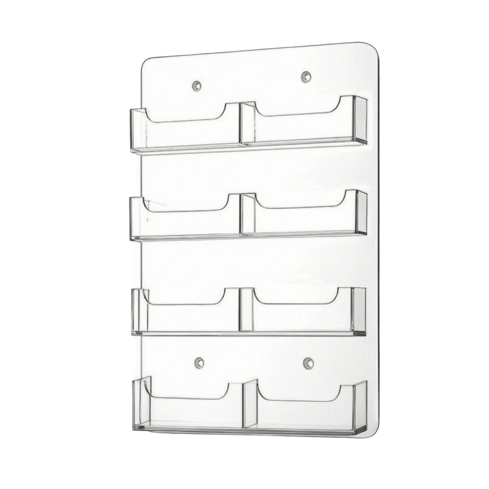 Sleek Acrylic Wall Card Organi - Desk Organizer ulasan dan harga