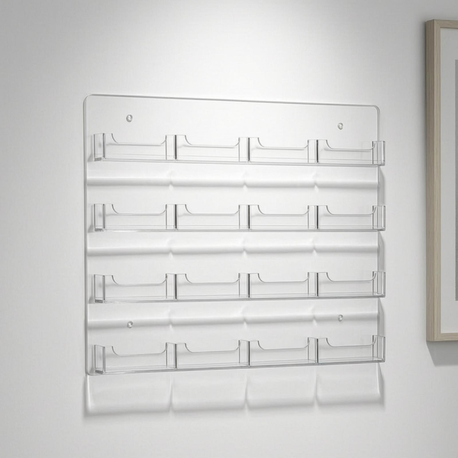 Sleek Acrylic Wall Card Organi - Desk Organizer ulasan dan harga