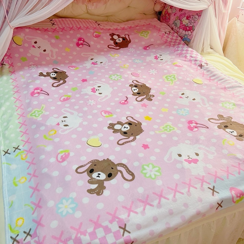 Cute Sugarbunnies Coral Plush  - Office Stool ulasan dan harga