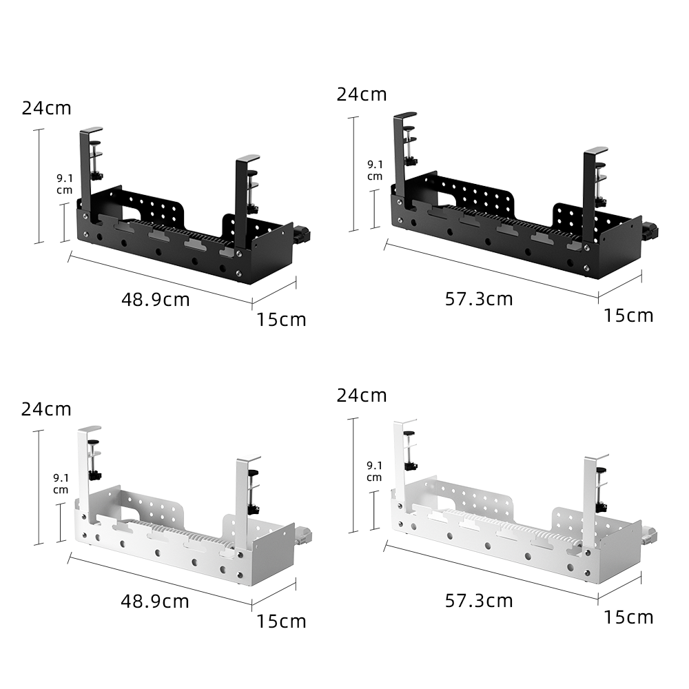 No Drill Under Desk Cable Mana - Desk Organizer ulasan dan harga