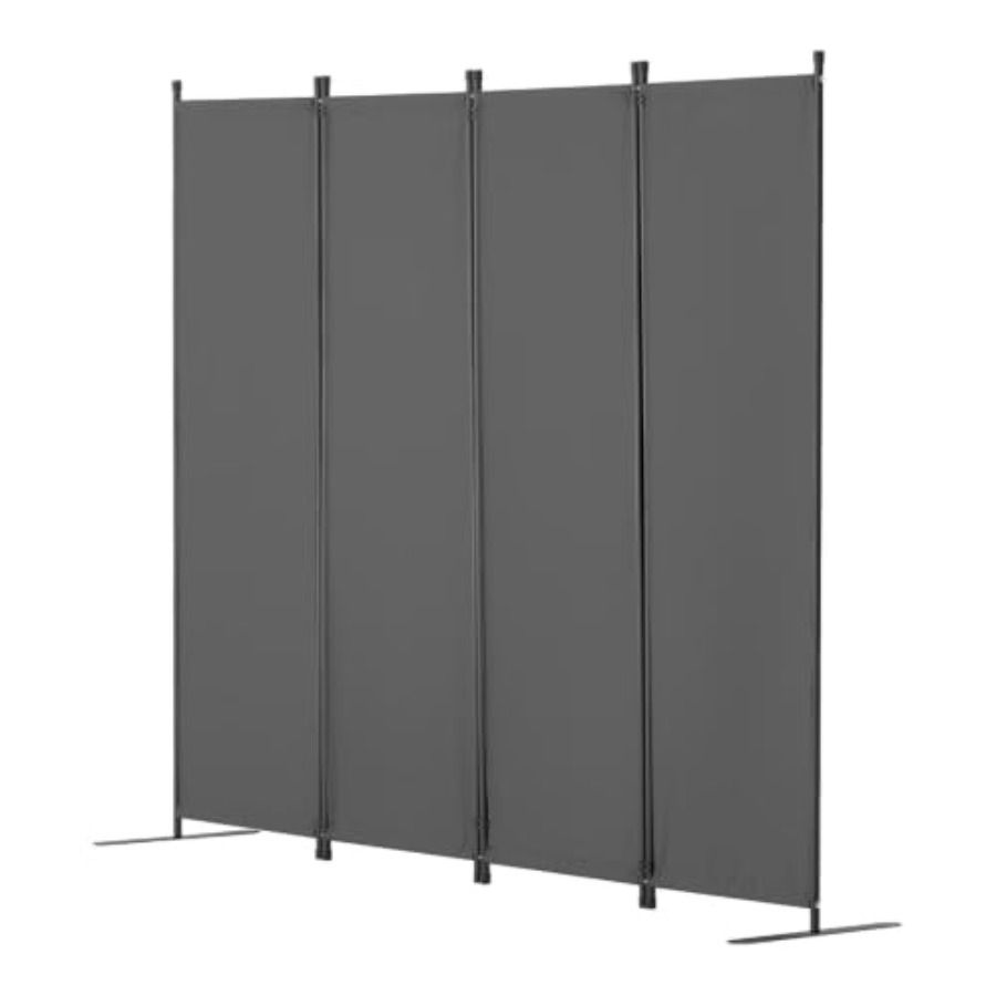 4-Panel Cloth Room Divider Fol - Partition Screen Divider ulasan dan harga