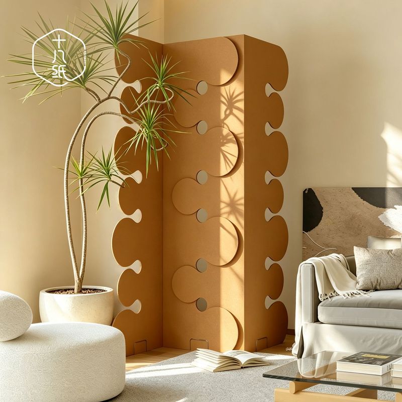 Eighteen-Piece Corrugated Card - Partition Screen Divider ulasan dan harga