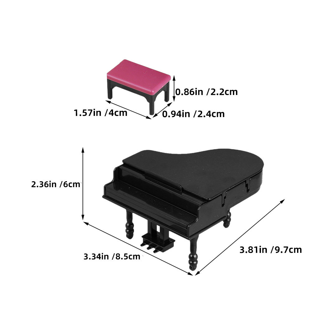 2Set Mini Upright Piano Set Pr - Office Stool ulasan dan harga
