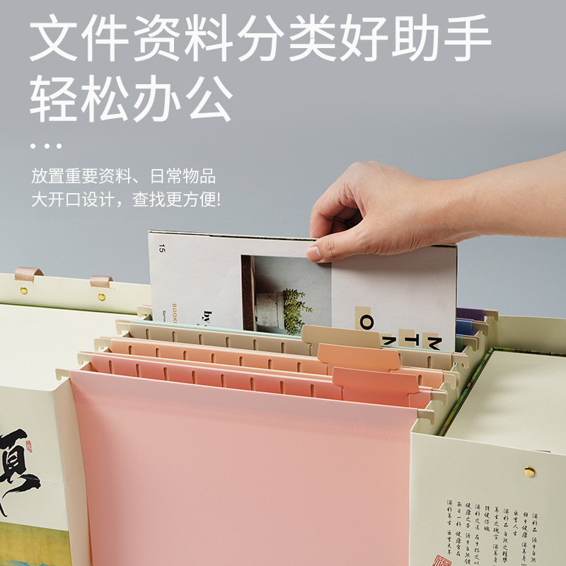 A4 Hanging File Organizer with - File Cabinet ulasan dan harga