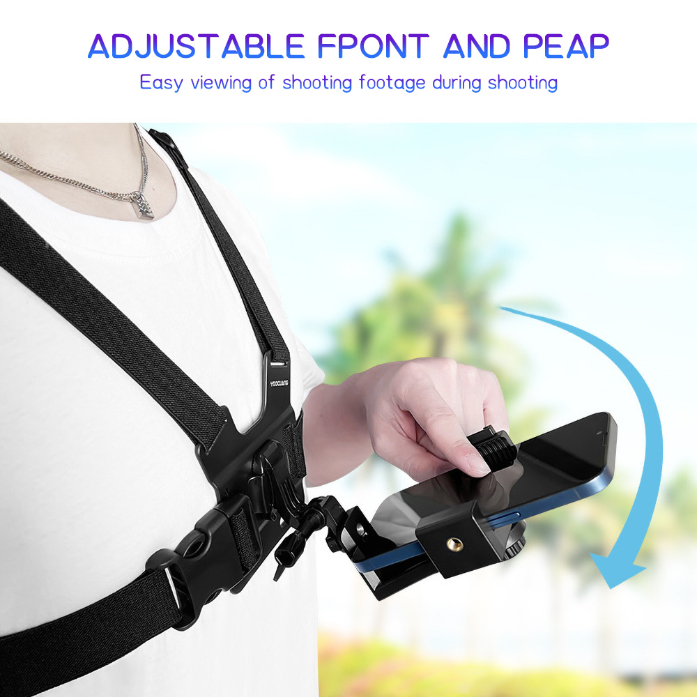 Chest Mount Phone Strap Holder - Desk Organizer ulasan dan harga