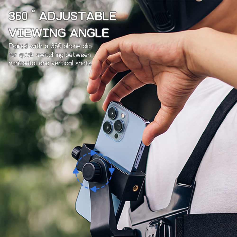 Chest Mount Phone Strap Holder - Desk Organizer ulasan dan harga
